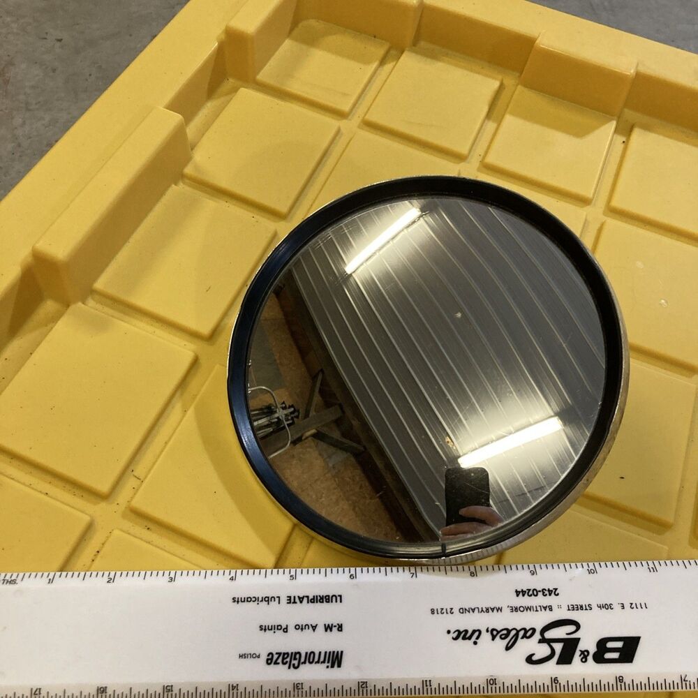 Delbar Stainless Steel Convex 7” Mirror